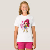 T-shirt fille K-pop (Devant entier)