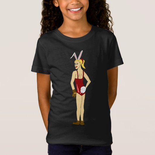 T-Shirt fille lapin (Devant)