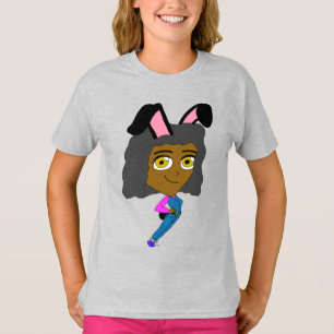 T-shirt fille lapin chibi  