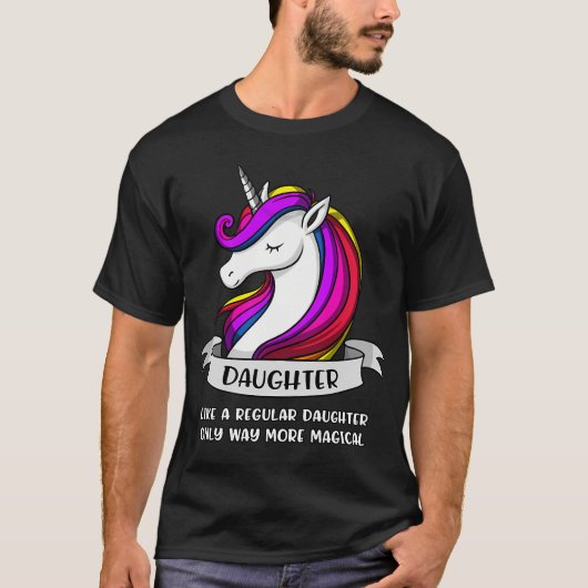 T-shirt Fille Licorne (Devant)