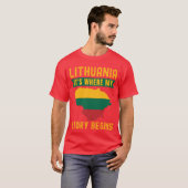 T-shirt Fille lituanienne (Devant entier)
