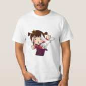 T-shirt fille magique mignonne (Devant)