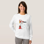 T-shirt Fille martini de Père Noël (Devant entier)