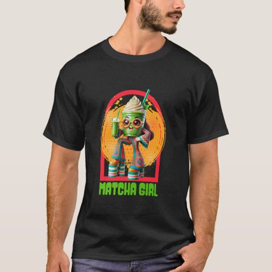 T-shirt Fille Matcha (Devant)