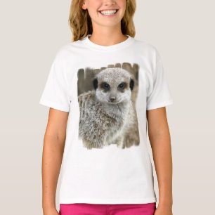 T-shirt fille Meerkat Face
