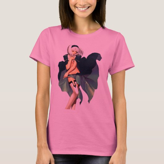 T-shirt Fille mignonne (Devant)
