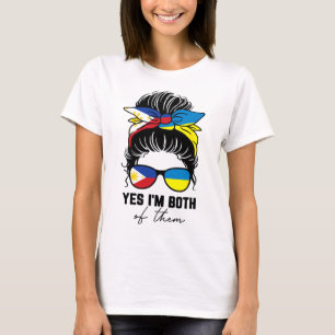 T-shirt Fille moitié philippine moitié ukrainienne Philipp