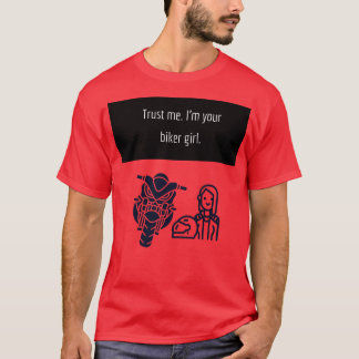 T-shirt Fille motard