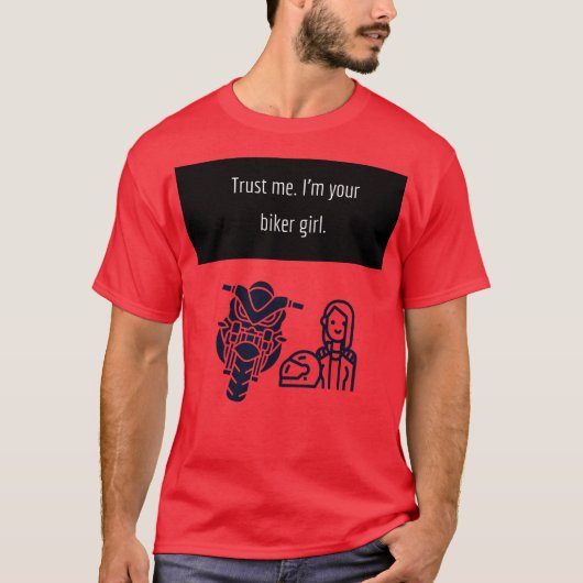 T-shirt Fille motard (Devant)