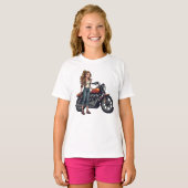 T-shirt Fille motarde (Devant entier)