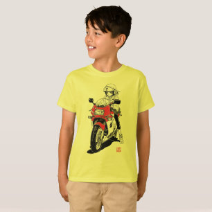 T-shirt fille moteur Anime V01