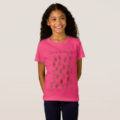 T-shirt fille Motif à fraise (Devant entier)