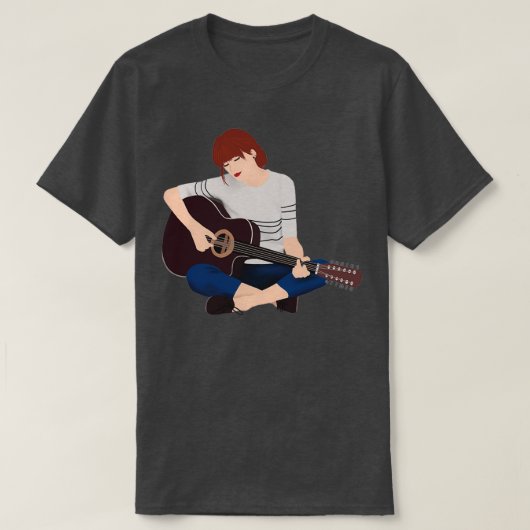 T-shirt Fille musicale (Design devant)