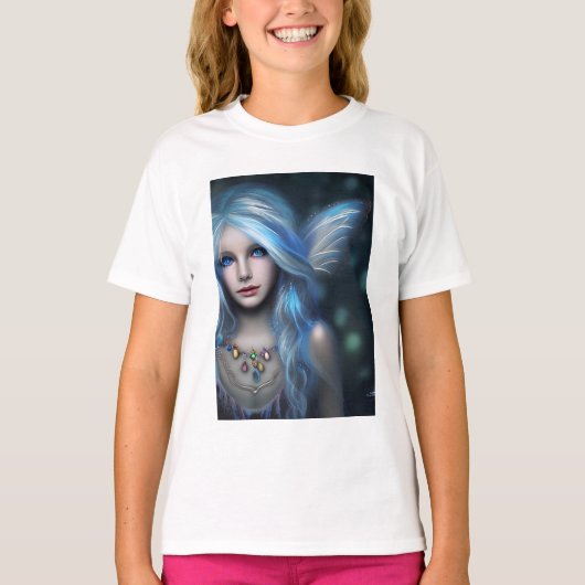T-shirt Fille mystique éthérée (Devant)