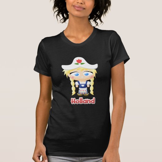 T-shirt Fille néerlandaise (Devant)