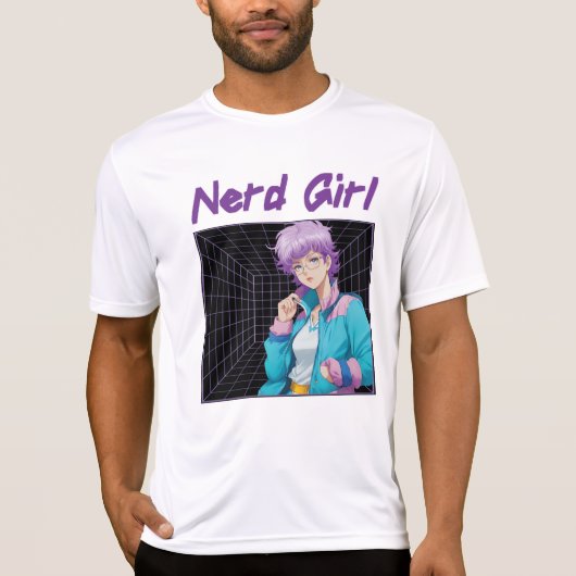 T-shirt Fille nerd (Devant)