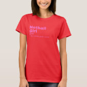 T-shirt  Fille - Netball (Devant)