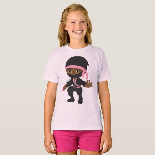 T-shirt fille Ninja (Devant entier)