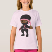 T-shirt fille Ninja (Devant)