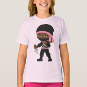 T-shirt fille Ninja (Devant)