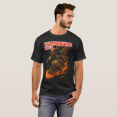 T-shirt fille Ninja en rollerblade (Devant entier)
