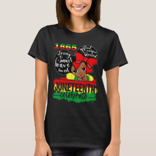 T-shirt Fille noire 1865 Fête l'indépendance D