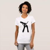 T-shirt Fille noire de roche (Devant entier)