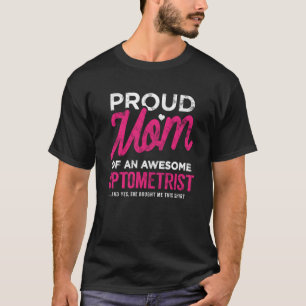 T-shirt Fille optimiste fière mère elle a acheté ceci
