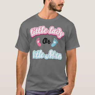 T-shirt Fille ou garçon Genre révéler la fête, petite dame