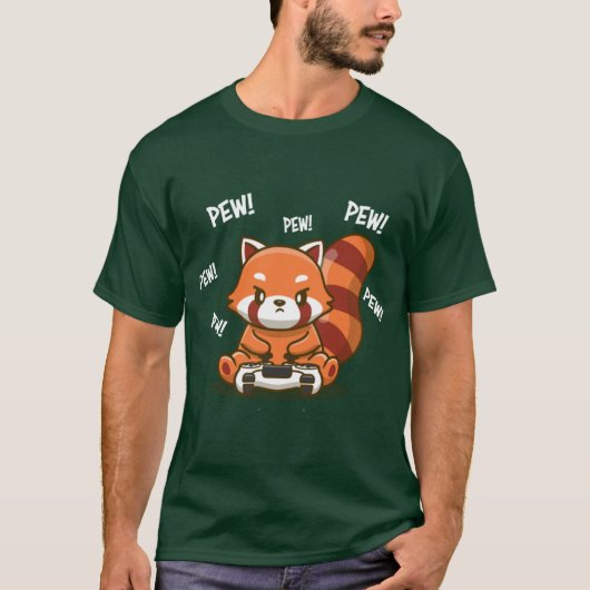 T-shirt Fille Panda roux (Devant)