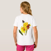T-shirt Fille papillon (Dos entier)