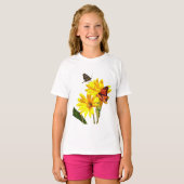 T-shirt Fille papillon (Devant entier)