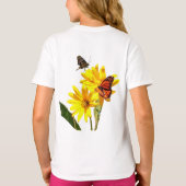 T-shirt Fille papillon (Dos)