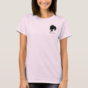 T-shirt fille parties scintillant