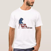 T-shirt Fille Patriotique Mudflap (Devant)