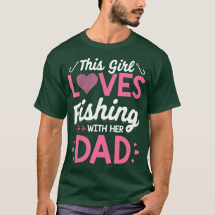 T-shirt Fille Pêche Papa Fille Pêche