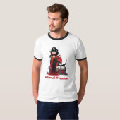 T-shirt Fille pirate fantôme (Devant entier)