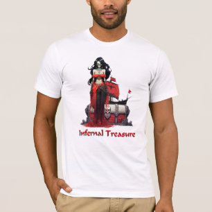 T-shirt Fille pirate fantôme