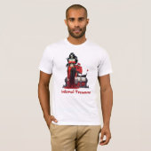 T-shirt Fille pirate fantôme (Devant entier)