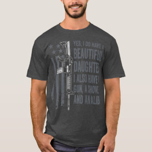 T-shirt Fille Pistolet Pelle Alibi - Maman Papa Pistolet B