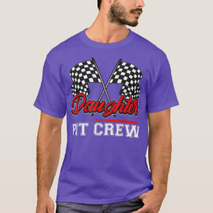 T-shirt Fille Pit Crew Funny Hébergement Voiture Race Fami