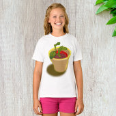T-shirt fille Plante Pot