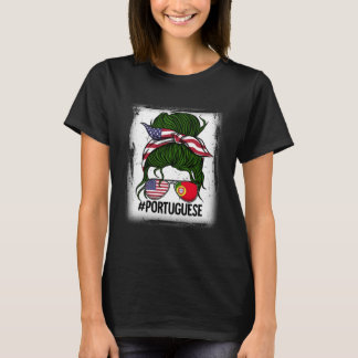 T-shirt Fille portugaise racines Portugal