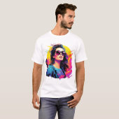T-shirt Fille posant (Devant entier)