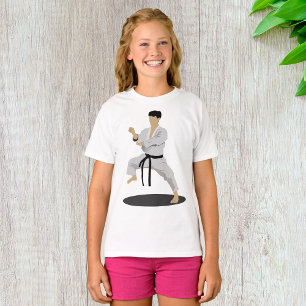 T-shirt fille Pose Karate