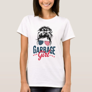 t-shirt fille poubelle