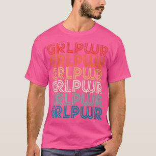 T-shirt Fille Power Feminisme Slogan Rétro Feminist Vintag