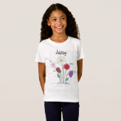 T-Shirt Fille Prénom Daisy (Devant entier)