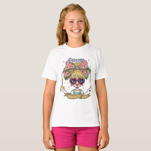 T-shirt Fille Princesse (Devant entier)