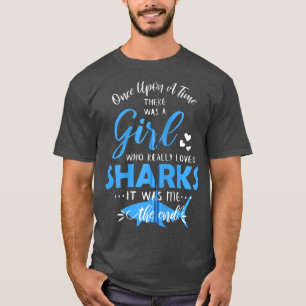T-shirt Fille qui aime les requins Filles requin Cadeau re